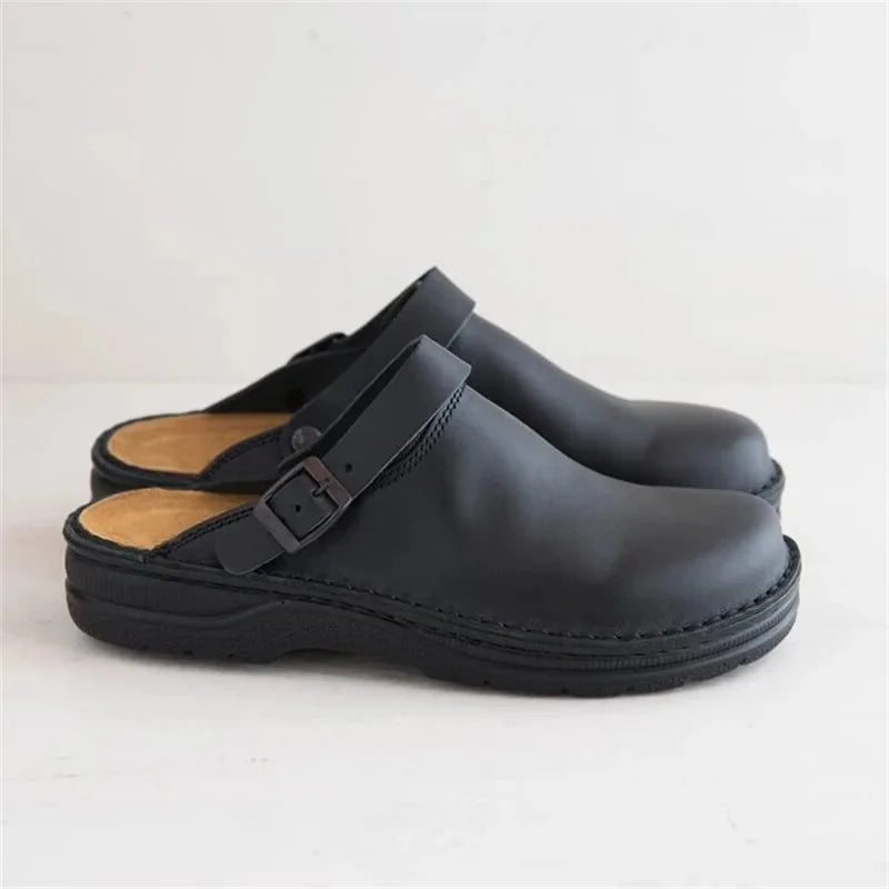 Jack - Orthopedic Leather Slippers