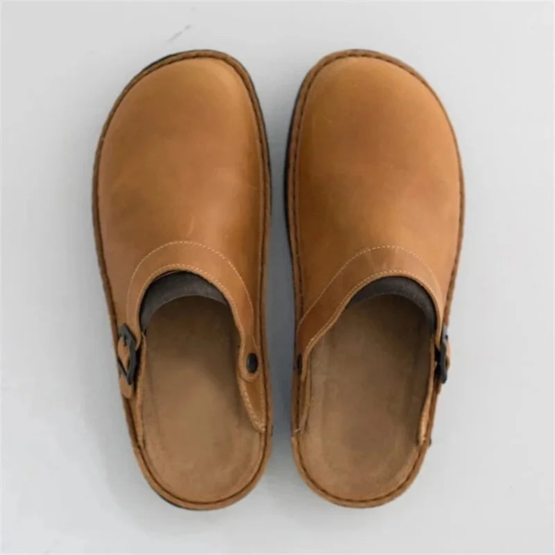 Jack - Orthopedic Leather Slippers